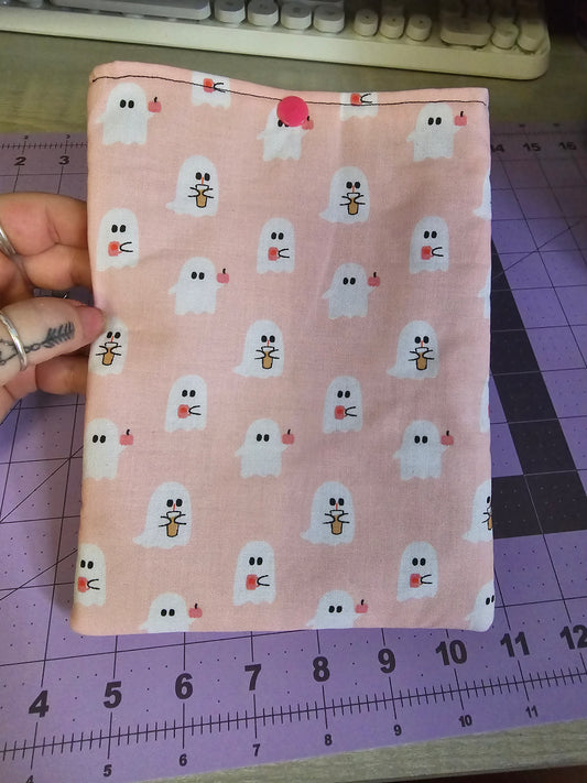 Pink Ghostly Coffee Kindle Sleeve (Oops edition)